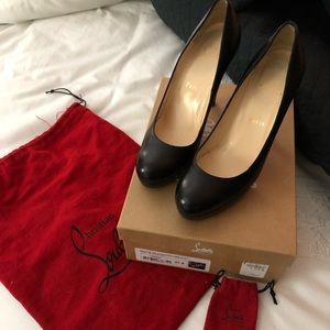 Christian Louboutin 7.5 Black Brouges Heel